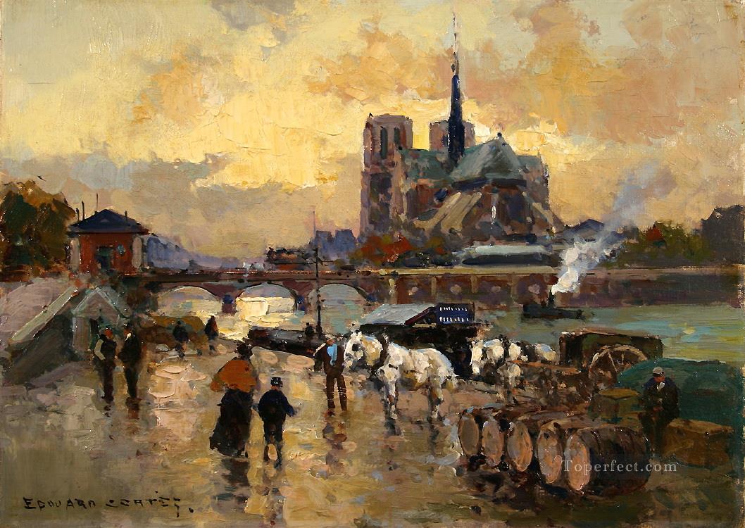 EC tournelles dock Paris Oil Paintings